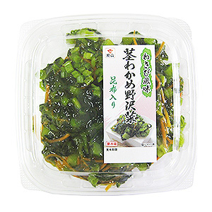 わさび風味 茎わかめ野沢菜 発売 片山食品 日本食糧新聞電子版