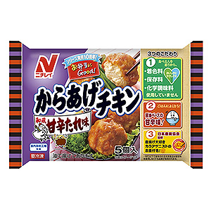 冷凍「お弁当にGood！ からあげチキン 和風甘辛たれ味」発売