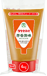 竹屋 チューブ入り味噌 芳香熟味 発売 1杯を手軽に 生みそ個人