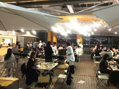「REALBBQ GARDEN タワーレコード渋谷」渋谷ど真ん中の屋上でBBQを楽しむというこの非日常感！