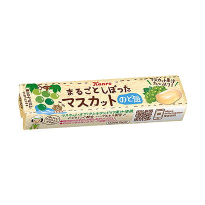 まるごとしぼったマスカットのど飴 スティックタイプ 発売 カンロ 日本食糧新聞電子版