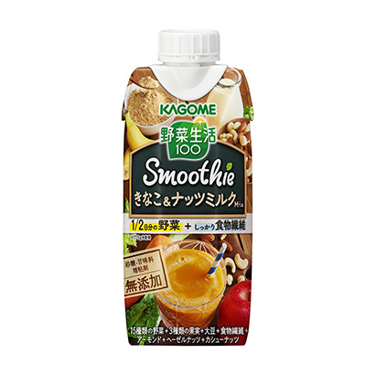 野菜生活100 Smoothie きなこ ナッツミルクmix 発売 カゴメ 日本食糧新聞電子版