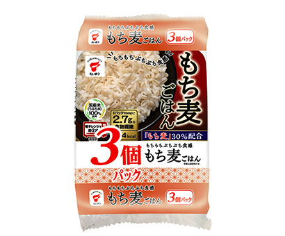 包装米飯特集：たいまつ食品　「もち麦ごはん」が絶好調　新たな柱に高単価