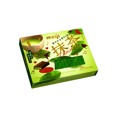 「抹茶 チョコレートBOX」発売(明治)