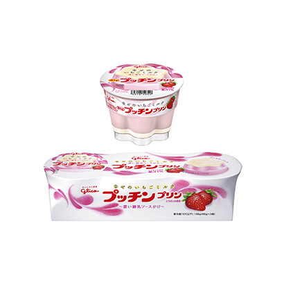 Bigプッチンプリン 幸せのいちごミルク 発売 江崎グリコ 日本食糧新聞電子版
