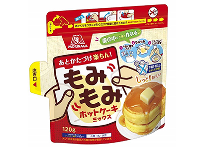 森永製菓／大日本印刷「もみもみホットケーキミックス120g」