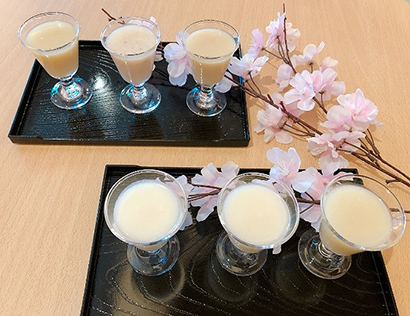 日本酒造組合中央会、日本の酒情報館で甘酒6種飲み比べ