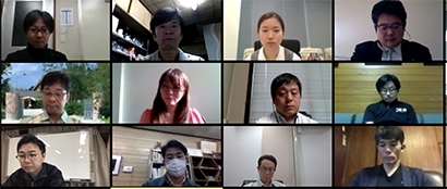オンラインで開かれた第87回通常総会