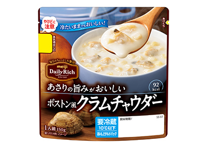 パウチ惣菜特集：明治　「デイリーリッチ」拡販　粘り強い販売戦略を