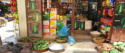 キラナと呼ばれるインドの零細生鮮食品小売店