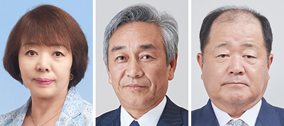 左から林香与子氏、寺田直行氏、炭井孝志氏