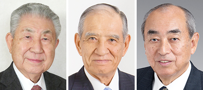 左から梶原徳二氏、山田憲典氏、本多市郎氏