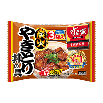 冷凍 すき家 炭火やきとり丼の具 発売 トロナジャパン 日本食糧新聞電子版