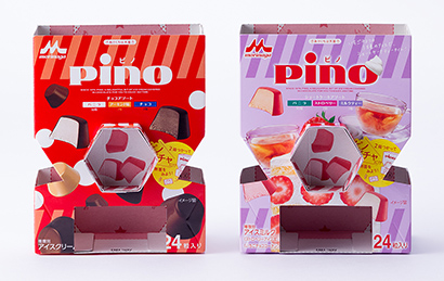 森永乳業／凸版印刷「PINO チョコアソート／ショートケーキアソート」
