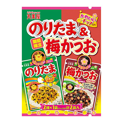 期間限定 かわいいチップ入りのりたま 梅かつお 発売 丸美屋食品工業 日本食糧新聞電子版