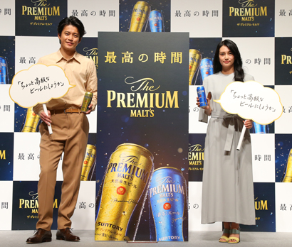 サントリービール ザ プレミアム モルツ 新cm発表会 日本食糧新聞電子版