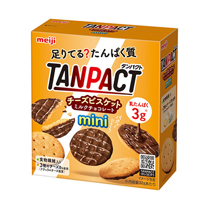 Tanpact ミニチーズビスケットミルクチョコレート 発売 明治 日本食糧新聞電子版