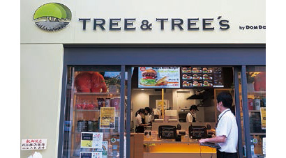 新橋の飲食店が立ち並ぶ一帯に出店した「TREE＆TREE'S」