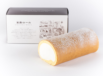 三井製糖の砂糖を使用した「堂島ロール」（モンシェール）。甘くておいしいケーキや菓子が人々に笑顔を届けている