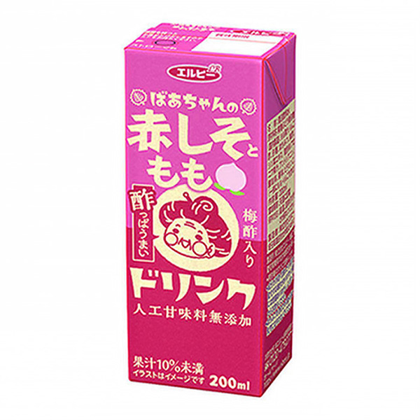 ばあちゃんの赤しそともも ドリンク 発売 エルビー 日本食糧新聞電子版