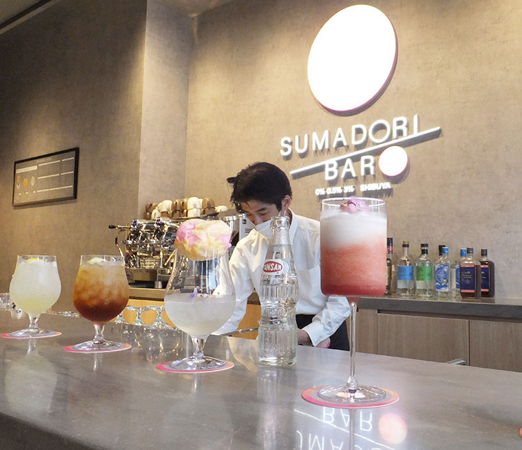6月末にオープンした酒を飲まない人が主役のバー「スマドリバー渋谷」
