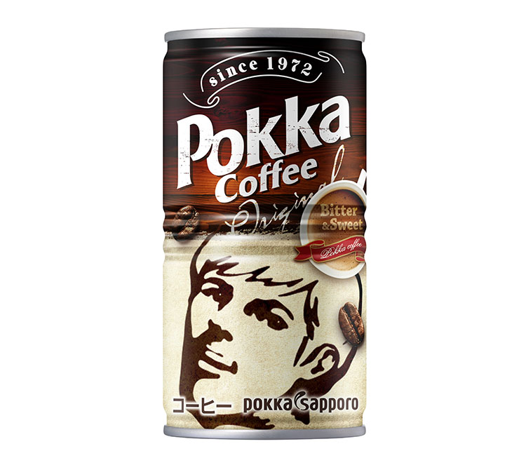 缶コーヒー特集：ポッカコーヒー「顔缶」　シンボリックな男性の正体は？