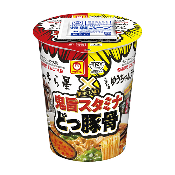 マルちゃん ＜きら星×ゆうちゃん 鬼旨スタミナどっ豚骨＞（東洋水産