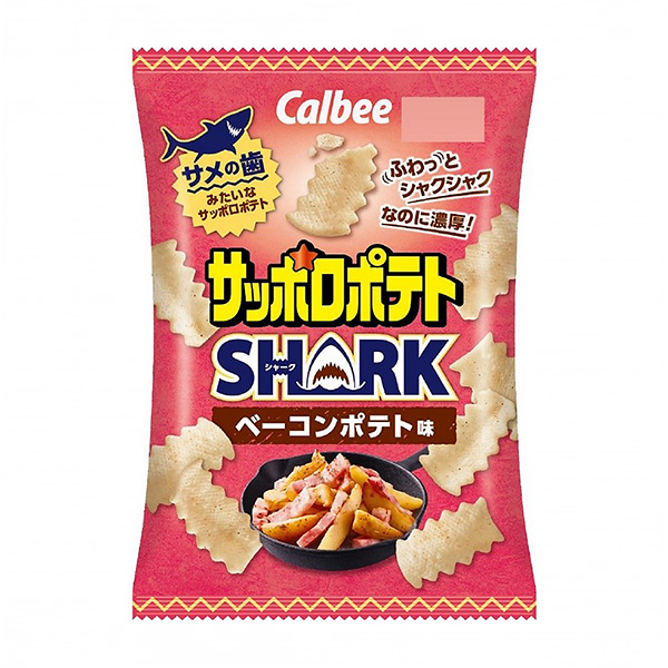 サッポロポテト SHARK ＜ベーコンポテト味＞（カルビー）2022年11月14