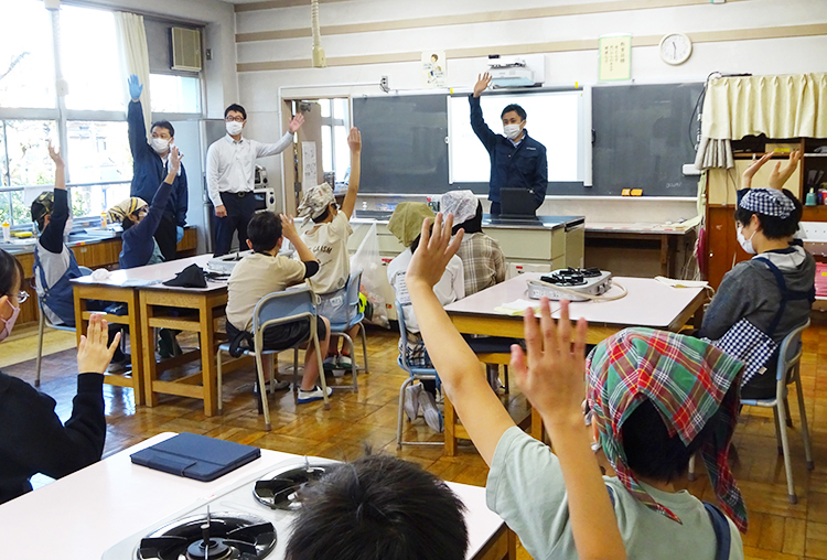 乾物・海産物・豆類特集：日本アクセス　今年も小学生に食育出前授業