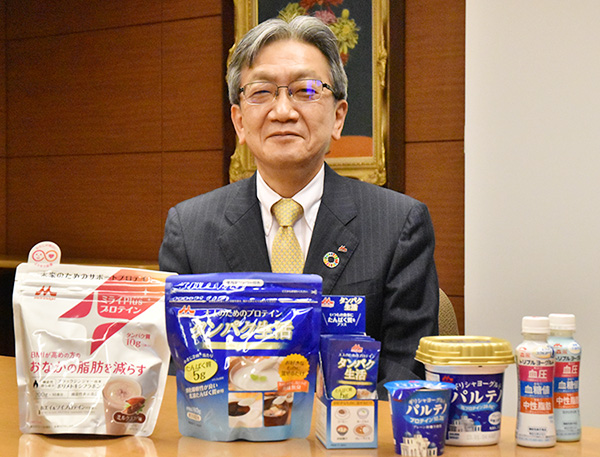 総合乳業特集：森永乳業・大川禎一郎副社長　ベストバランスのタンパク質を提案