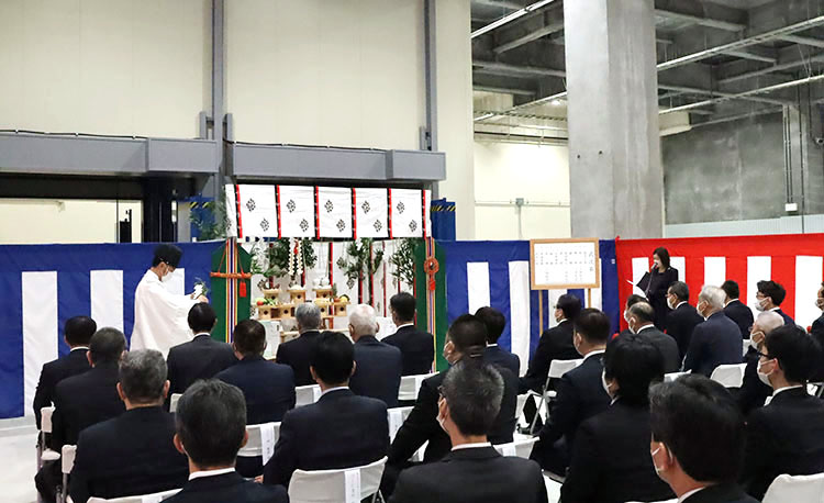 日本アクセス「仙台低温物流センター」竣工：安全祈願祭を開催