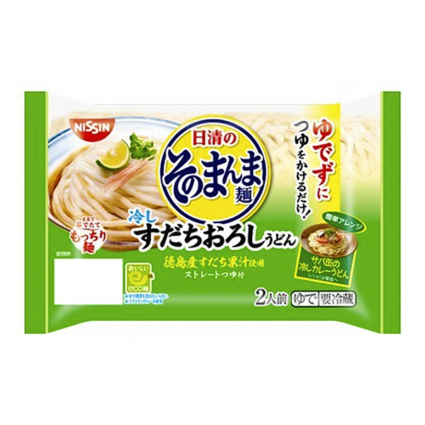 日清のそのまんま麺＜冷しすだちおろしうどん＞（日清食品チルド）2023