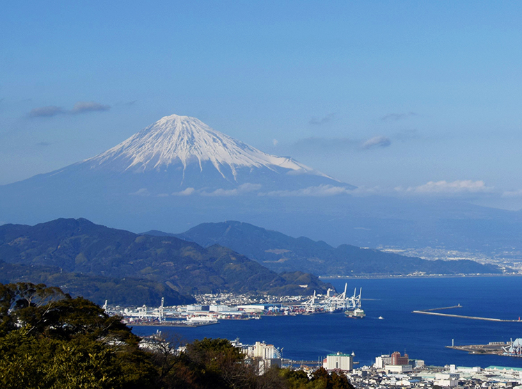 静岡　日本平から見る富士山