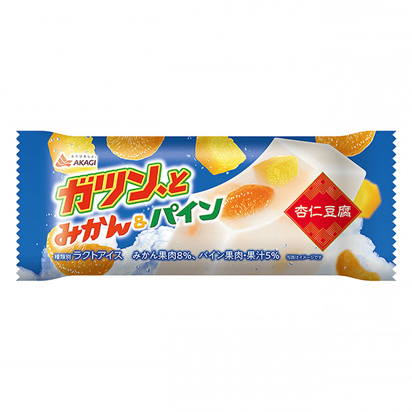 ガツン、と ＜みかん＆パイン杏仁豆腐＞（赤城乳業）2023年6月13