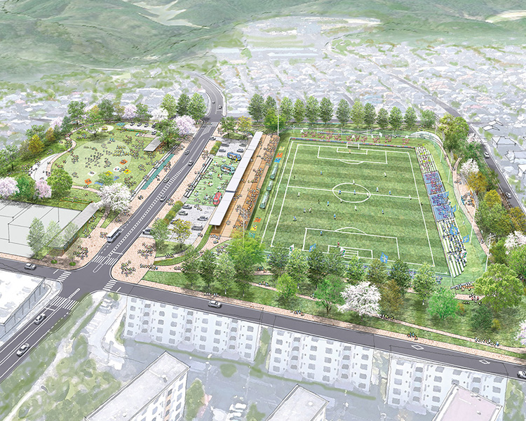 大阪府河内長野市に新たにスペランツァ大阪の本拠地となるサッカースタジアムを建設（令和7年完成予定）