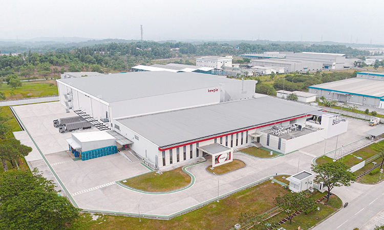 キユーピーインドネシア本社工場の増産ライン完成イメージ