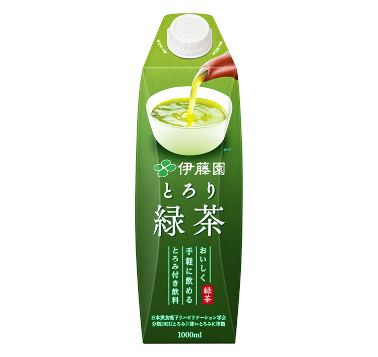介護食品特集：入賞商品＝伊藤園　「とろり緑茶」