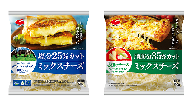 チーズ特集：東京デーリー　高付加価値シュレッド拡充