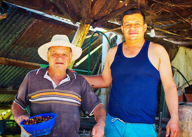 「ダイバースコーヒー」を手掛けるコロンビアの農園の人々