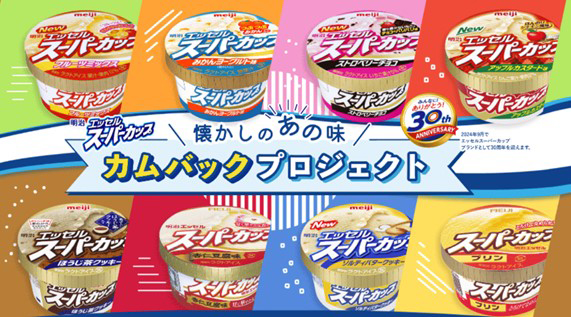 明治、「エッセル　スーパーカップ」発売30周年へ　復刻投票