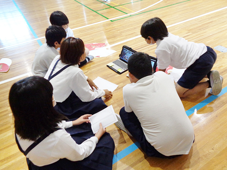 オンラインで仙台と堺の小学生が交流