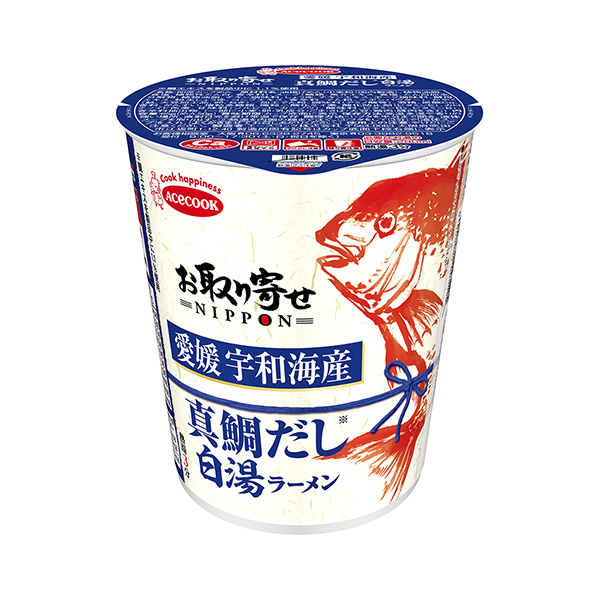 お取り寄せ　NIPPON　＜愛媛宇和海産真鯛だし　白湯ラーメン＞（エースコッ…