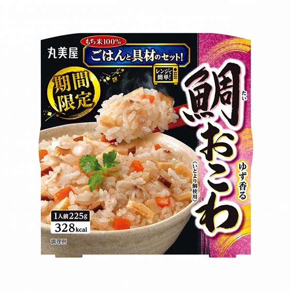 期間限定　鯛おこわ　もち米ごはん付き（丸美屋食品工業）2024年1月18日発…