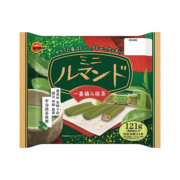 ブルボン ミニルマンド 一番摘み抹茶 20袋 - 菓子