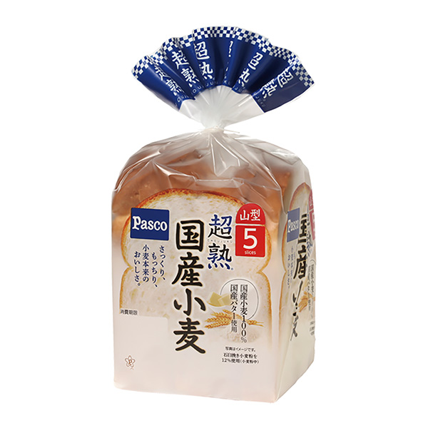 超熟　国産小麦山型（敷島製パン）2024年1月1日発売