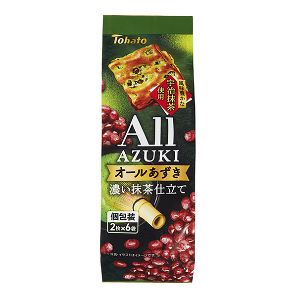 オールあずき　＜濃い抹茶仕立て＞（東ハト）2024年1月8日発売