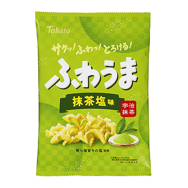 ふわうま　＜抹茶塩味＞（東ハト）2024年1月8日発売