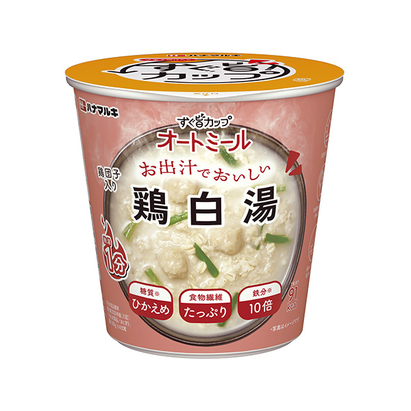 すぐ旨カップオートミール　＜鶏白湯＞（ハナマルキ）2024年3月1日発売