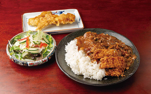 繁盛店のまかない：「深川　つり舟」　豚カツ、天ぷら、刺身、ステーキ…の豪華版