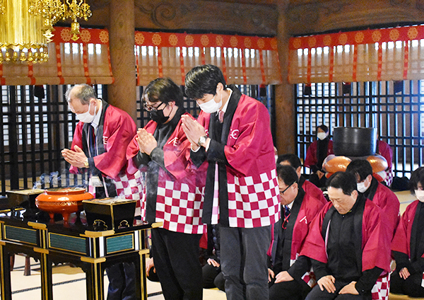 焼き海苔に除災招福を祈願